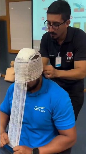 Do You Know How 🩹 to Properly Bandage a Scalp Injury? 🤕🤔 #shorts #shortsvideo