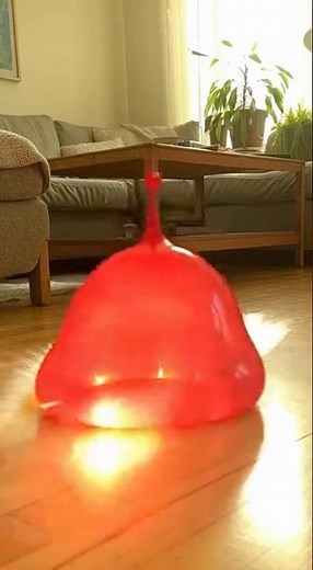 GIANT waterballoon EXPLODES INSIDE