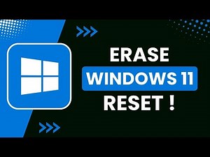 How to Reset Windows 11 - Erase Windows !