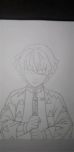 How to Draw Zenitsu Agatsuma🔥Demon Slayer Anime#shorts#zenitsu#anime#drawing#demonslayer