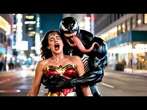 WONDER WOMAN VS VENOM: THE DESTRUCTIVE BATTLE WITH VENOM'S STRONGEST FORM!