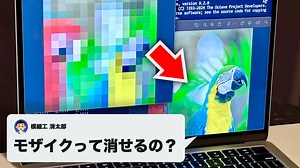 質問：結局モザイクって消せるの？