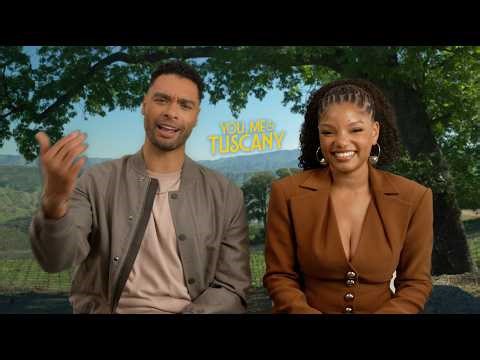 YOU, ME & TUSCANY Interviews! Halle Bailey, Regé-Jean Page, Will Packer, Kat Coiro, Regé on singing!