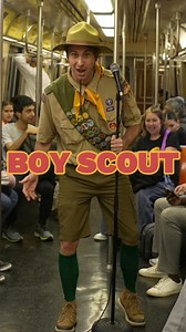 A Boy Scout does stand up on the Subway in NYC. #botscout #cubscout #subway #comediam | Marcus Monroe