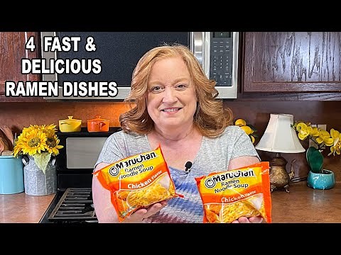 4 Fast & Delicious RAMEN NOODLE DISHES