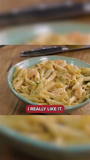 Penne with prawns and a rich lemon butter sauce 🍋🍤 #MikeReid #SeafoodRecipes #EasyRecipes #Pasta