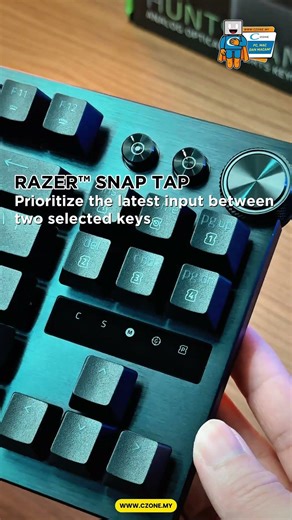 This Keyboard is UNFAIR 🎮⚡ #czone #razer #progaming #unboxing #gaming