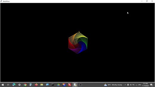 کد نقاشی در پایتون اسکال گرافیکی