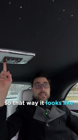 Magic Star Ceiling in the Rolls-Royce Spectre