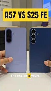 Samsung Galaxy A57 vs Samsung Galaxy S25 FE ⚡Budget Beast vs Flagship Killer 😳🔥 Who Wins?