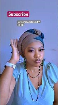 4 quick/easy head wrap styles, less than 2mins.#shortsfeed #howto #youtubeshorts ‪@CalistaStarBeauty‬