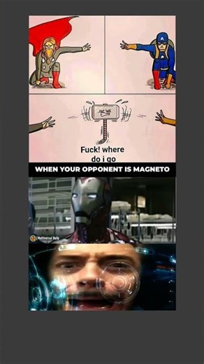 Mjolnir: Oh No Where Do I Go #marvel #avengers #thor #ironman #trending #shorts #yt #viral