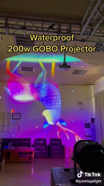 Customizable 200W Outdoor Waterproof Gobo Projector