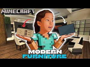 This MODERN Furniture ADDON Totally Changes MINECRAFT!