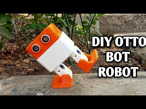 "Otto Bot Robot | DIY 3D Printed Biped Robot Using Arduino"