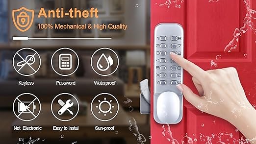 Keyless Mechanical Door Lock