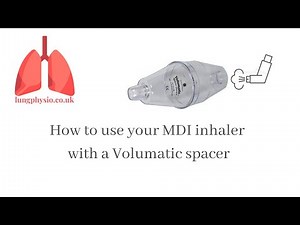 How to use your MDI inhaler with a Volumatic spacer