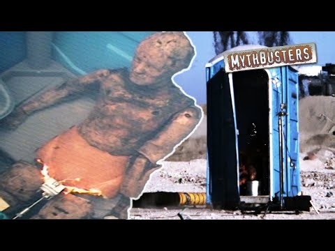 Exploding Port-a-Potty: Can Methane Blow the Loo? | MythBusters