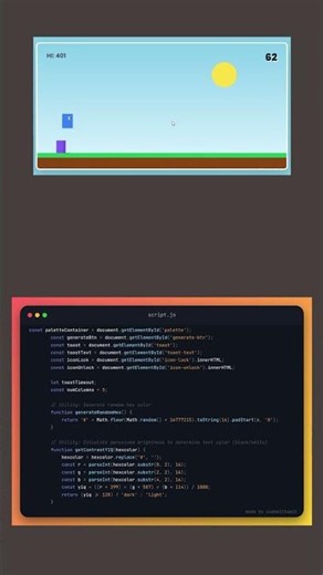 How to Make an Endless Runner Mini Game in JS 🚀 💡 🎨