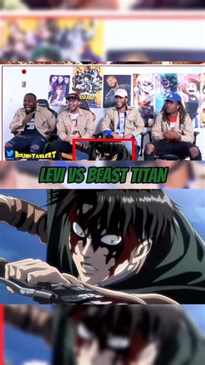 RT TV on Instagram: "God Levi Vs Beast Titan Epic Showdown! | Attack On Titan Anime: Attack On Titan Reactors: RTTV . . . #aot #attackontitan #anime #shingekinokyojin #snk #leviackerman #erenjaeger #manga #levi #mikasaackerman #eren #mikasa ##erenyeager #attackontitanseason #erwinsmith #arminarlert #attackontitanedit #aotedit #animeedits #armin #ackerman #aotseason #hanjizoe #reinerbraun #animememes #fyp #foryou #viral #meme"
