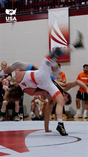 Thinking Otto Black prefers being upside down 🙃🦥 #wrestlegeneva | USA Wrestling