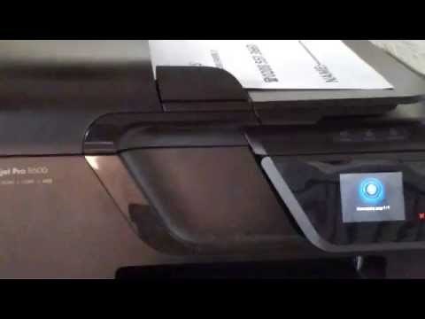 How to copy using the HP Officejet Pro 8600 (single-sided feeder)