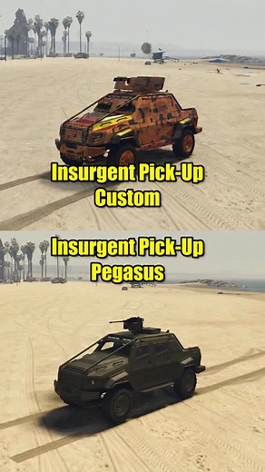 Insurgent Pick-Up Custom VS Pegasus Durability Test, Homing missiles, both vehicles are occupied #gtaonline #gaming #gta5 | Behixve