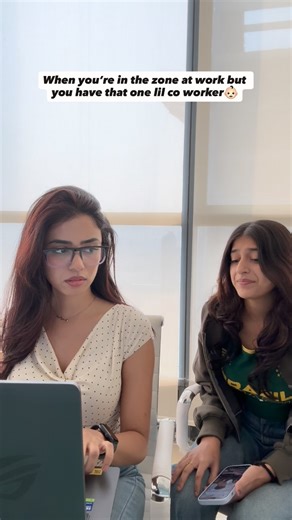 saanjh on Instagram: "CHUPP HOJAA BEHENNN‼️ . . . . explore, fyp, co worker, office, office diaries, fun, meme, relatable, trending, reels, trend, for you page, office fun . . . . #office #meme #relatable #explore #fyp"