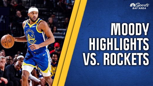 Moses Moody highlights: Watch Warriors guard score 25 points vs. Rockets Read more: rb.gy/3yogun | NBC Sports Bay Area / California