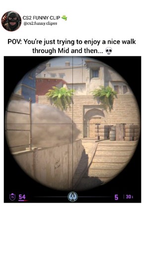 CS2 FUNNY CLIP on Instagram: "And just like that, the push is over. 🚶‍♂️💨 . . . #CS2 #CounterStrike #Mirage #AWP #CS2Clips #Gaming #Esports #NoScope #CounterStrike2 #GamingCommunity #FPS"