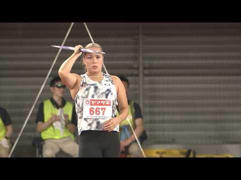 【第110回日本選手権】女子 やり投 決勝2位 ●武本 紗栄●