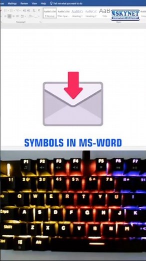Envelope Symbols Shortcut Keys | Insert Symbols Quickly | Computer Tips & Tricks