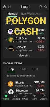 How to setup and deposit POL in polycash through trust wallet