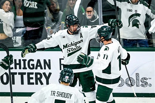 No. 3 Michigan State Wins Game One of the Great Lakes Invitational