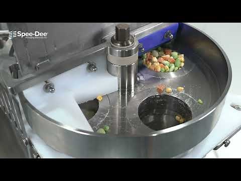 Washdown Volumetric Cup Filler, IQF Foods | Spee-Dee Packaging Machinery