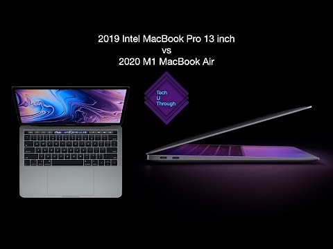 2019 Intel MacBook Pro 13 inch vs 2020 M1 MacBook Air