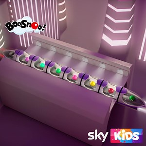 BooSnoo! takes a journey on three different train sets - old, current and future - all mesmerising and calming for busy minds, needing a timeout! Follow the ball, with BooSnoo! on Sky Kids | BooSnoo