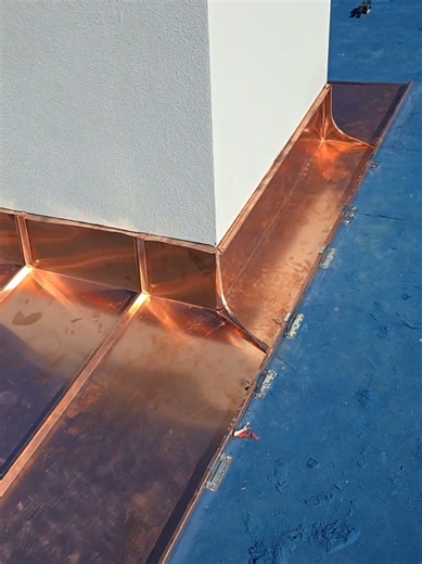 Seamed Copper Chimney Installation Guide