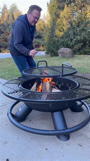 Cozy nights just got an upgrade 🔥🔥 This Bali Outdoors firepit and grill turns the backyard into the perfect hangout spot—warm vibes, great food, and good company all in one place! 🍔🌭✨ #OutdoorLiving #Tiktokshopblackfriday #Tiktokshopcybermonday#Balioutdoor firepit, Bali Outdoors, backyard grilling, patio vibes, outdoor cooking, firepit grill combo, cozy nights, BBQ time, patio upgrade, outdoor entertaining