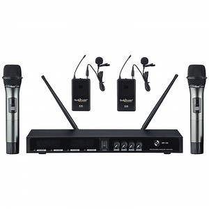 Studiomaster XR 100 2HL 2 Handheld and 2 Lapel Microphone Set - Paras Pro Audio