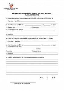 Que Es Un Poder Notarial Fuera De Registro