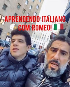 1.3M views · 10K reactions | #TBT andando pelas ruas de Milão com meu anjo Romeo, ensinando ele a falar italiano!Ele aprendeu rapidinho, hein?❤️ . Eu rio e choro toda vez que vejo esse vídeo! Fico assistindo no loop, perdido no Romeo!❤️ | Marcos Mion | Facebook