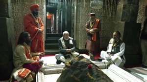PM Narendra Modi offers prayers at Kedarnath temple