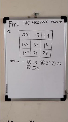 #30 Find the missing number//Solve This Tricky Maths Riddle? | Brain Teaser Challenge 🔴QuizWhizz