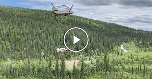‘Into the Wild’ Bus Air Lifted in Alaska