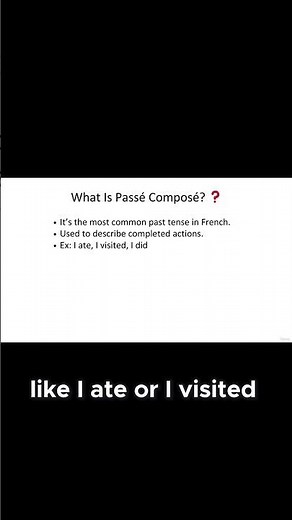 Master French Past Tense: Passé Composé Made Easy! 🇫🇷