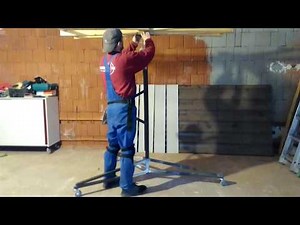 Homemade drywall lift