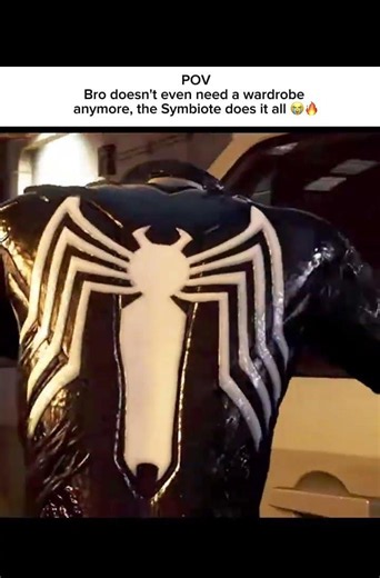 The Symbiote is the ultimate wardrobe change 🖤🔥