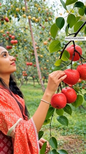 fuji apple fruits #reelsviral | Himalayan Farming