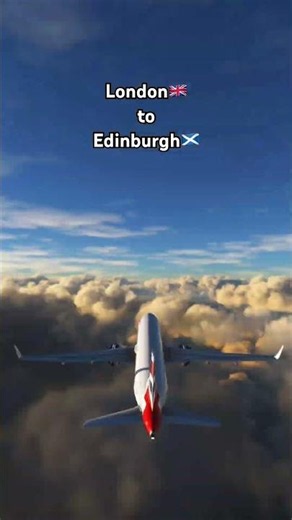 London🇬🇧 to Edinburgh🏴󠁧󠁢󠁳󠁣󠁴󠁿 British Airways A320 #aviation #msfs